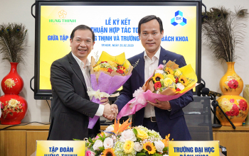 Tập đoàn Hưng Thịnh ký kết thỏa thuận hợp tác toàn diện với  Trường Đại học Bách khoa - ĐHQG-HCM