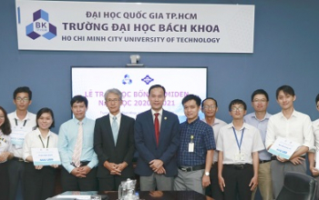 Công ty Sumiden trao 5 suất học bổng trị giá 2.000 USD cho sinh viên Trường ĐH Bách khoa