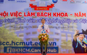 Hàng trăm doanh nghiệp lớn đến Trường Đại học Bách khoa tham gia chuỗi sự kiện liên kết nhà trường - doanh nghiệp 2020