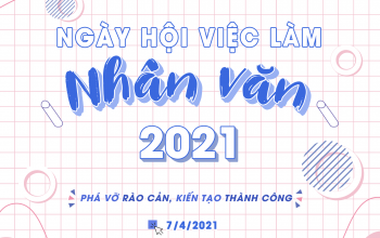 [HỖ TRỢ TRUYỀN THÔNG] Ngày hội việc làm Nhân văn năm 2021