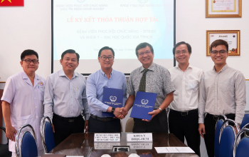 Khoa Y ĐHQG-HCM ký kết hợp tác cùng Bệnh viện Phục hồi chức năng và Điều trị bệnh nghề nghiệp và Bệnh viện Trưng Vương TP.HCM