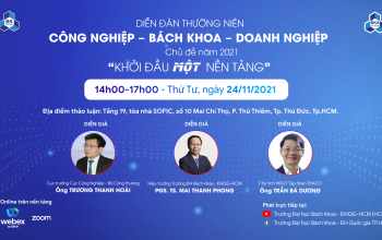 Diễn đàn thường niên Công nghiệp – Bách khoa - Doanh nghiệp: Khởi đầu một nền tảng