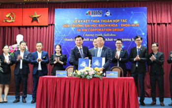 Trường ĐH Bách khoa ký kết hợp tác với tập đoàn BIN Corporation