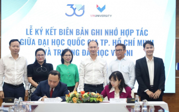 ĐHQG-HCM ký kết Biên bản ghi nhớ hợp tác với Trường ĐH VinUni: Tạo động lực phát triển và giải quyết các vấn đề trọng điểm của đất nước