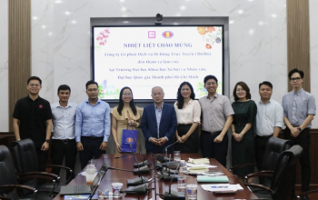 Trường Đại học Khoa học Xã hội và Nhân văn, ĐHQG-HCM làm việc với Công ty Cổ phần Dịch vụ Di động Trực tuyến MoMo